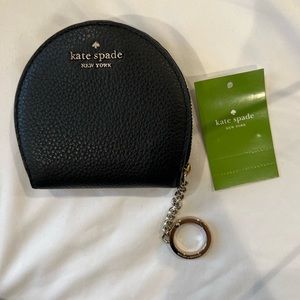 Black leather Kate Spade wallet/ coin purse
